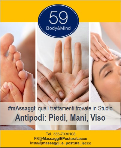 Massaggio Antipodi: Piedi, Mani, Viso